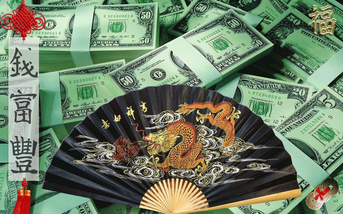 Κινεζικός ανεμιστήρας ως φυλαχτό για να προσελκύσει χρήματα